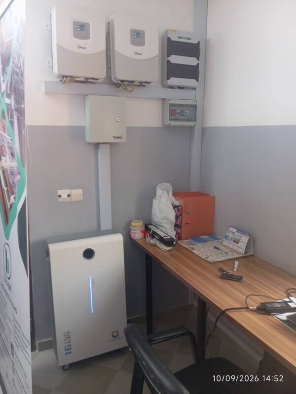 Installation solaire 16 kWh à Cotonou